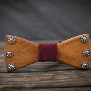 wood bow tie concert