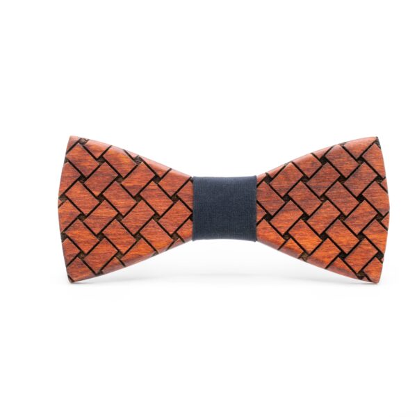 Wood Bow Tie fedara
