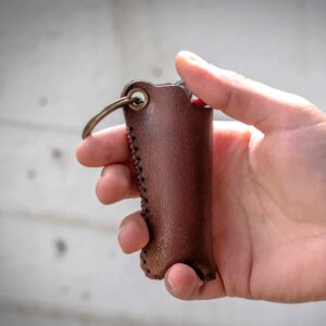Leather Case for Bic Lighter hand