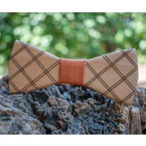 wooden bow tie scott