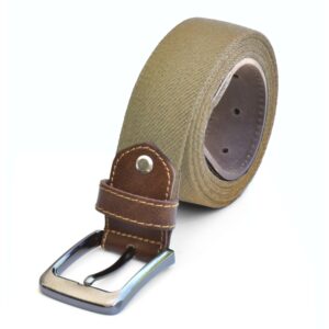 Mens Elastic Belt stretch beige