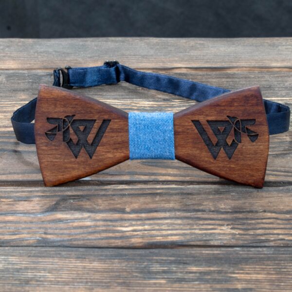 Custom Wooden Bow Tie Personalized