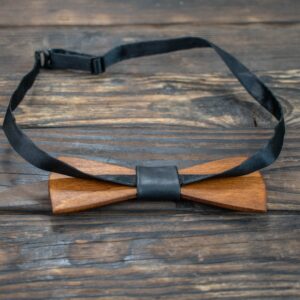 Custom Wooden Bow Tie Personalized