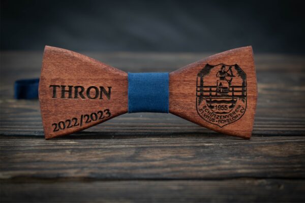 Custom Wooden Bow Tie Personalized