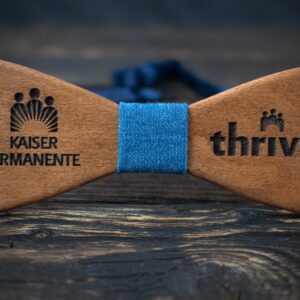 Custom Wooden Bow Tie Personalized